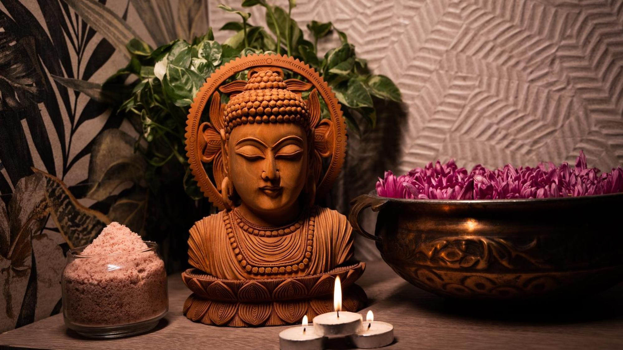 Holiday Inn New Delhi Aerocity By Ihg Экстерьер фото A statue of the Buddha